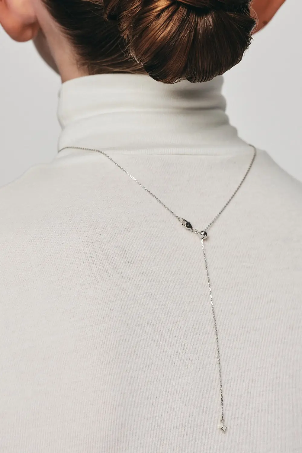 Necklaces Mini Bird Girl Pendant, white gold with fast delivery from Guzema