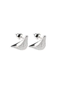 Earrings Bird Girl Stud Earrings, diamonds, white gold with timeless design by Guzema