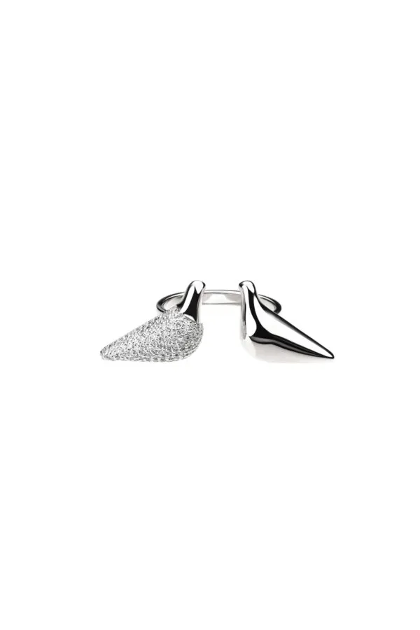 Rings Bird Girl Ring, diamonds, white gold with luxury craftsmanship from Guzema