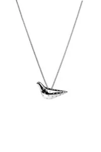 Custom Necklaces Bird Girl Pendant with Diamonds, white gold for a luxurious style