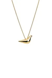 Necklaces Bird Girl Pendant, yellow gold with fast delivery from Guzema