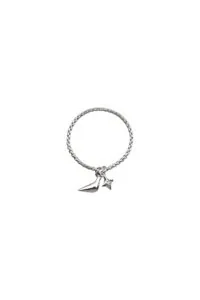 Rings Bird Girl Charm Ring, white gold with modern design available now