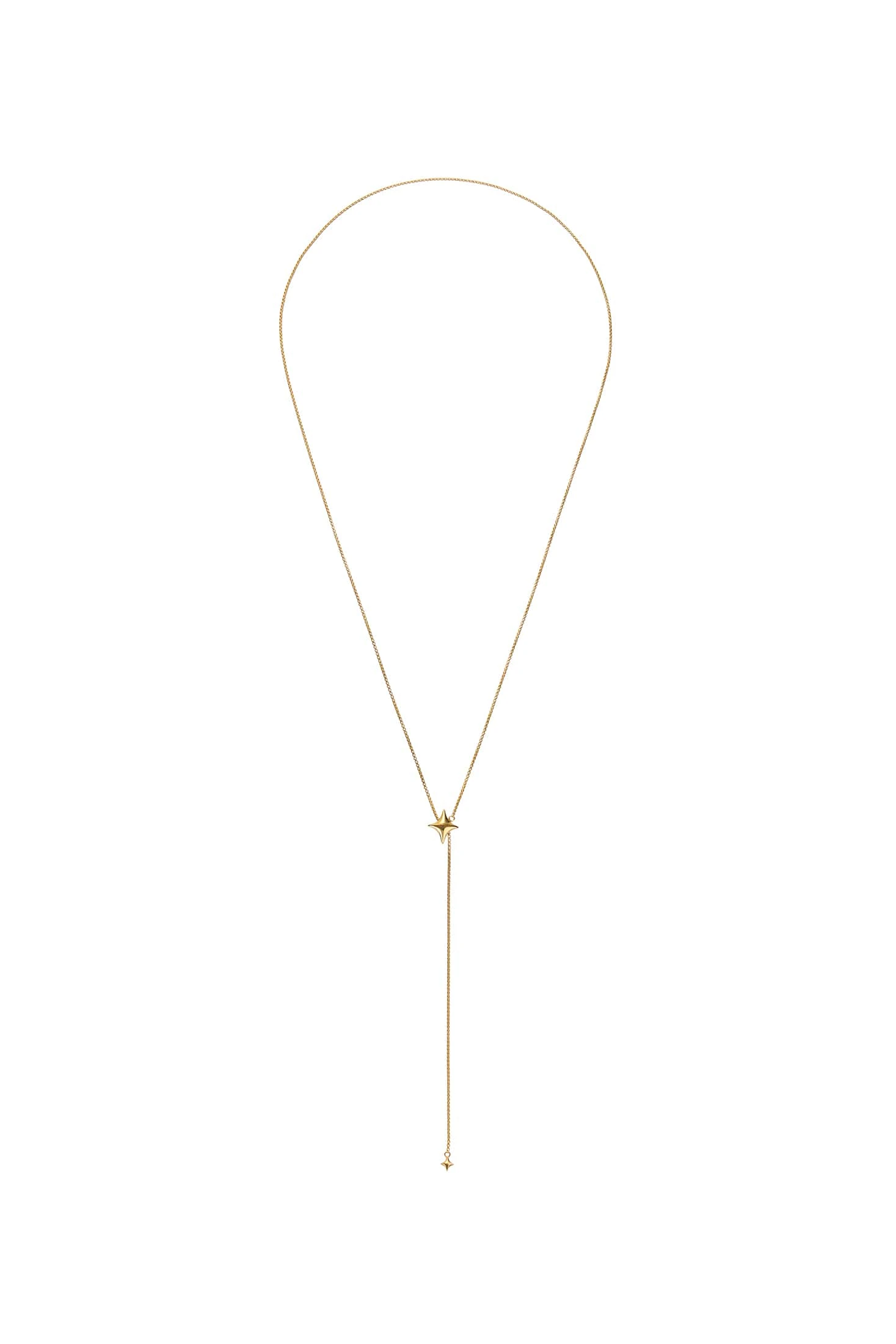 Necklaces Star Transformer Necklace, yellow gold with fast delivery from Guzema