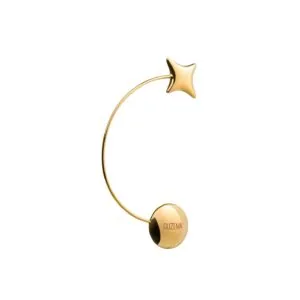 Star Brooch, yellow gold