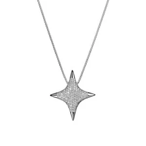 Star Pendant, white gold