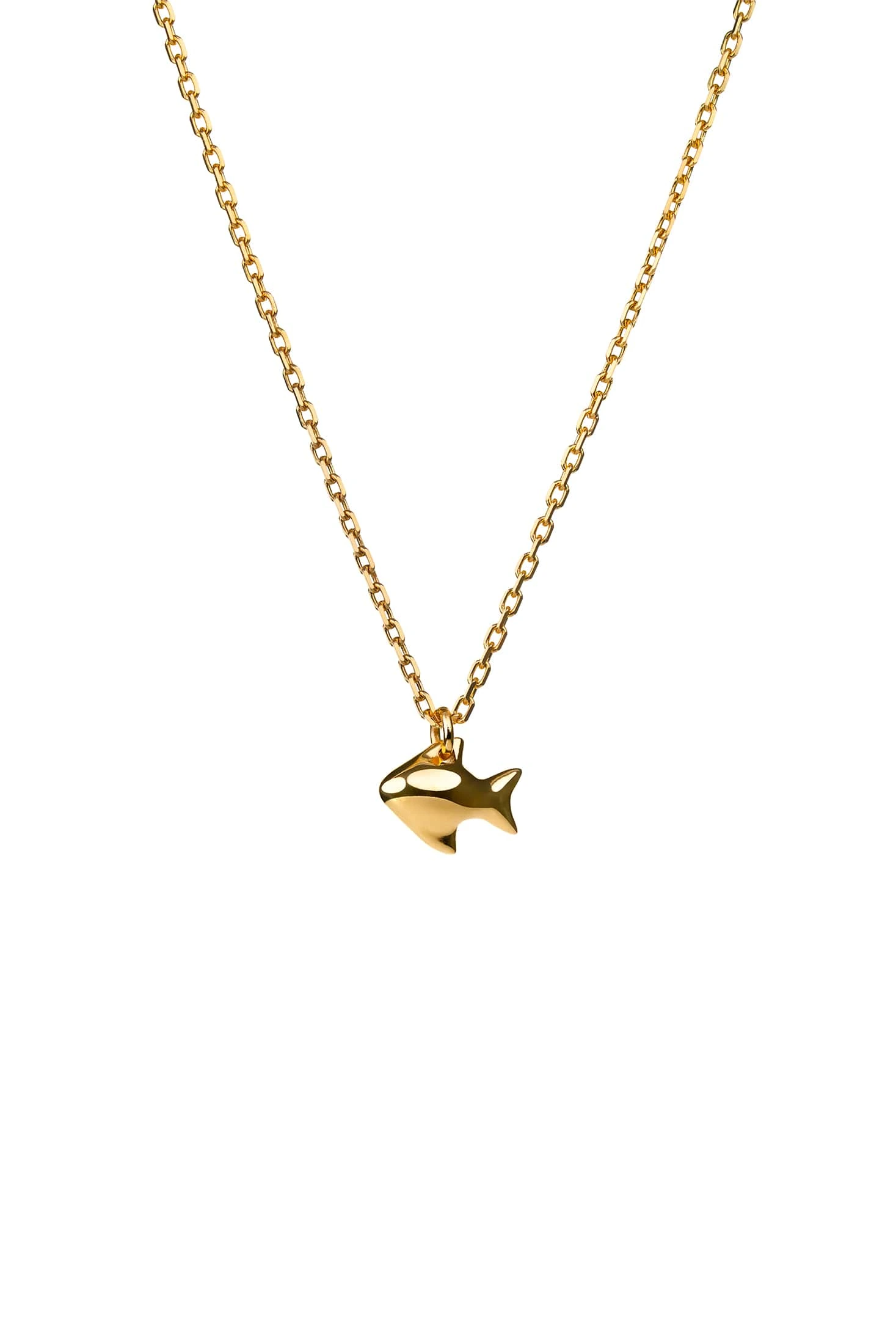 Exclusive Necklaces Fish Pendant, yellow gold from Guzema